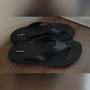 OKABASHI Men's Voyager Flip Flops  Slip Resist